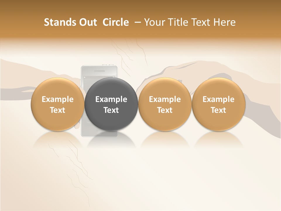 Hold Cell Divine PowerPoint Template