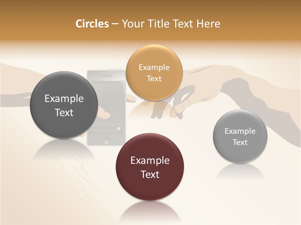 Hold Cell Divine PowerPoint Template