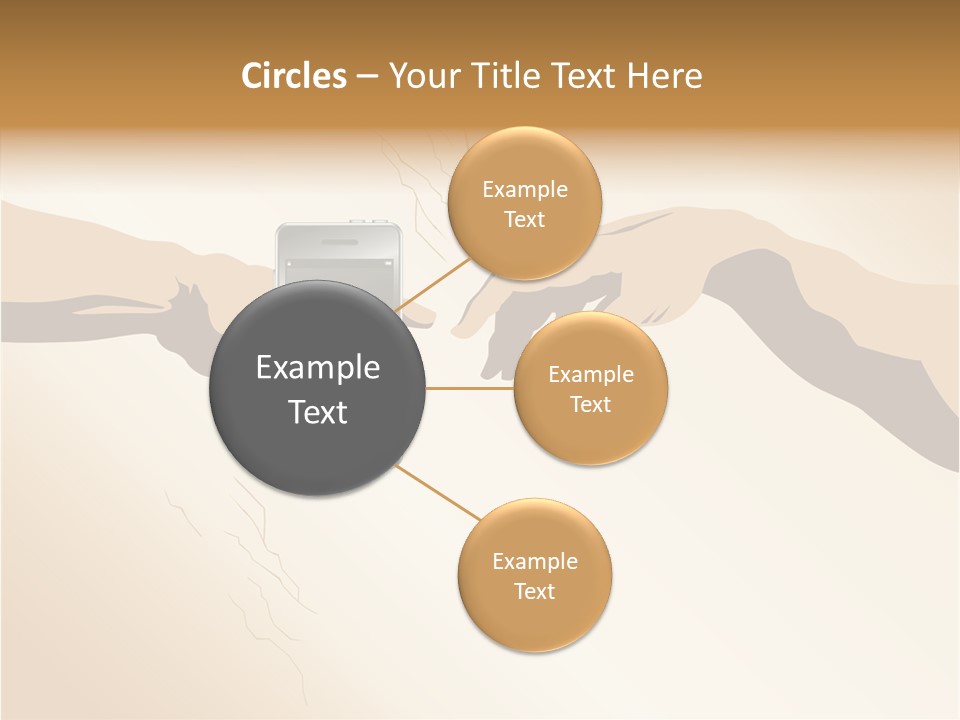 Hold Cell Divine PowerPoint Template