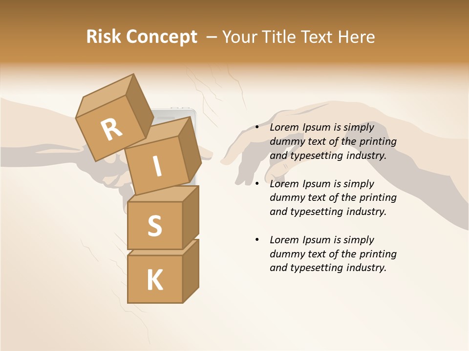 Hold Cell Divine PowerPoint Template