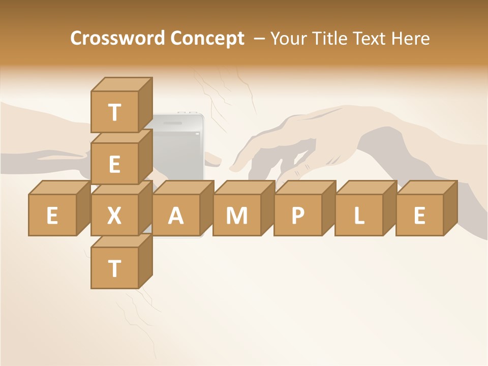 Hold Cell Divine PowerPoint Template