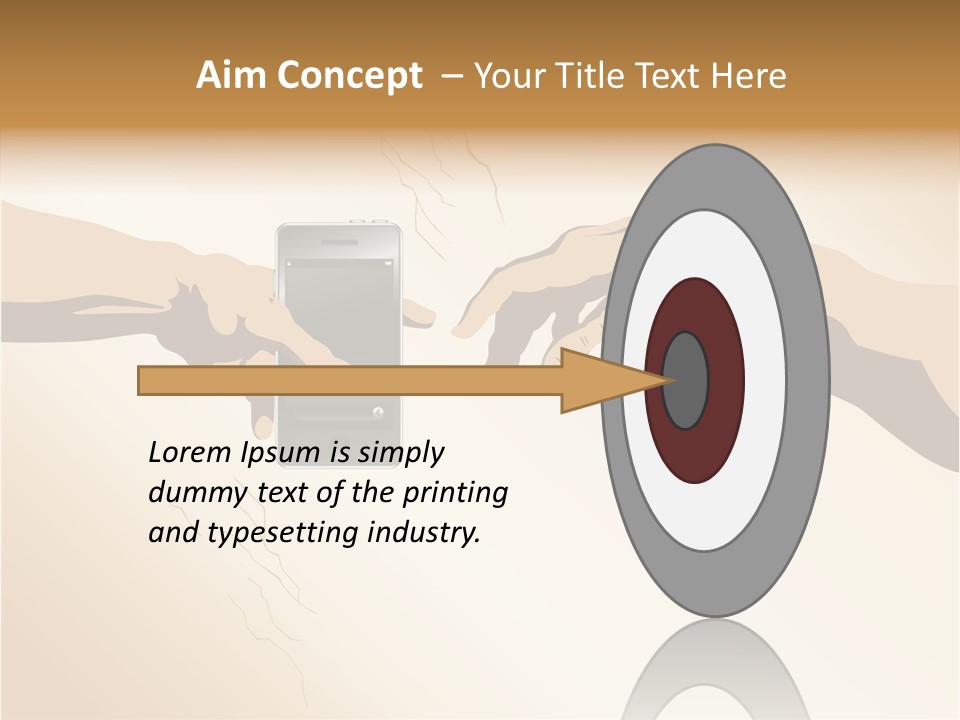 Hold Cell Divine PowerPoint Template