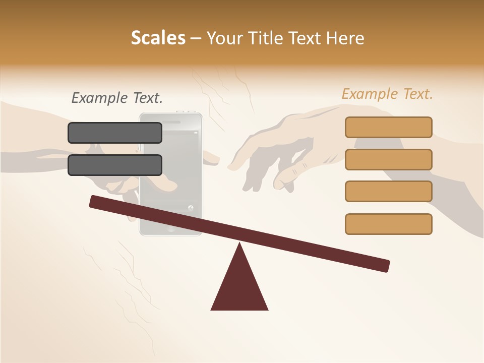 Hold Cell Divine PowerPoint Template