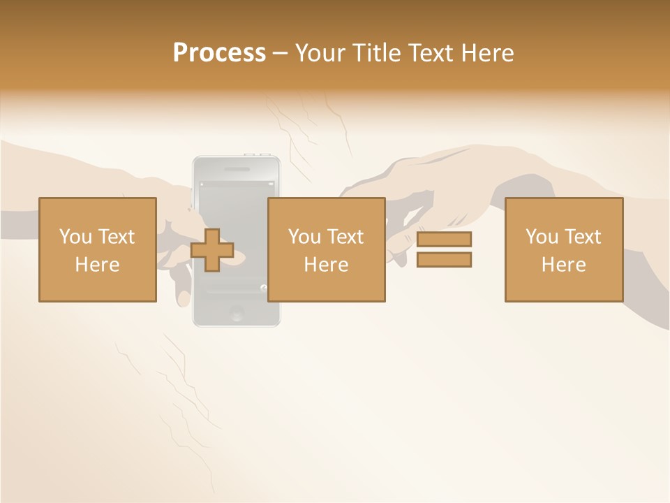 Hold Cell Divine PowerPoint Template