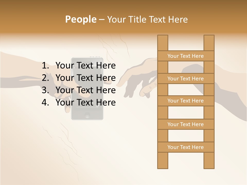 Hold Cell Divine PowerPoint Template