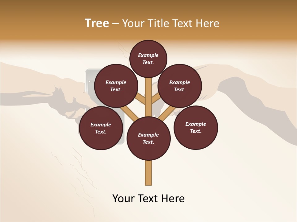 Hold Cell Divine PowerPoint Template