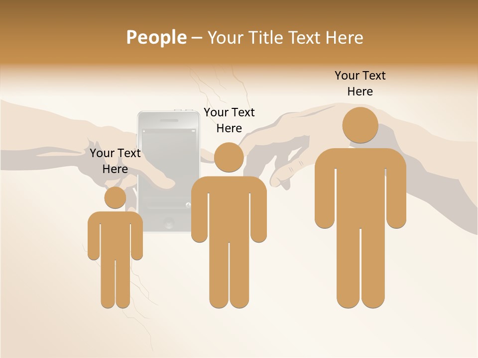 Hold Cell Divine PowerPoint Template