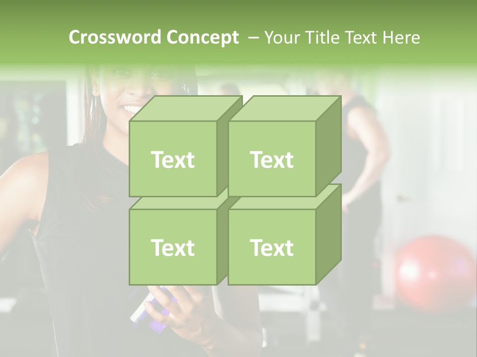 Club Black Smiles PowerPoint Template