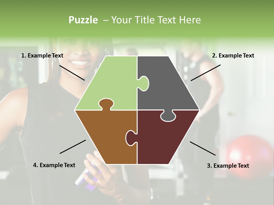 Club Black Smiles PowerPoint Template