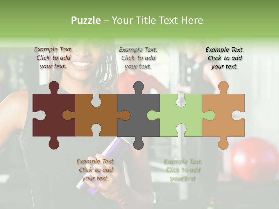 Club Black Smiles PowerPoint Template