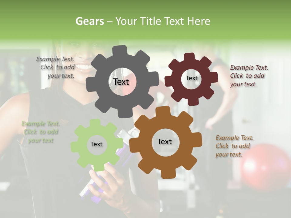 Club Black Smiles PowerPoint Template