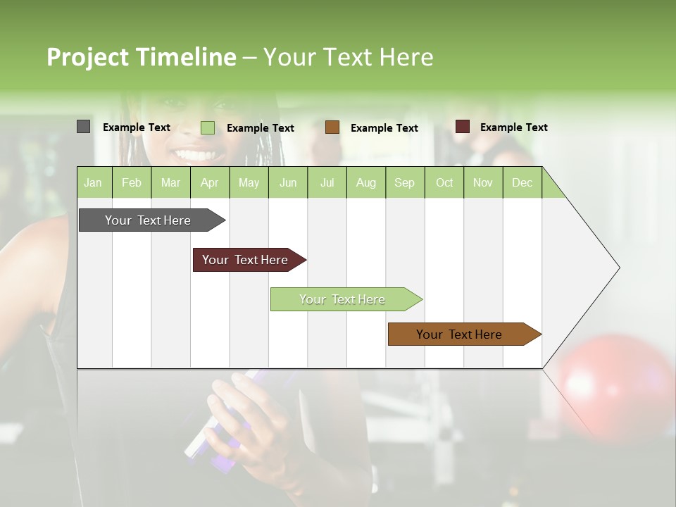 Club Black Smiles PowerPoint Template