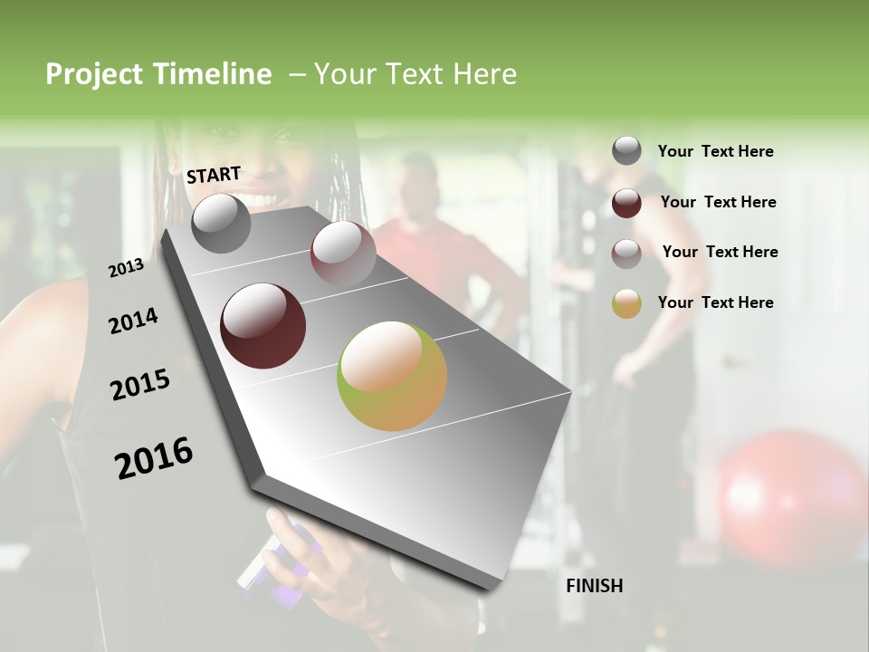 Club Black Smiles PowerPoint Template