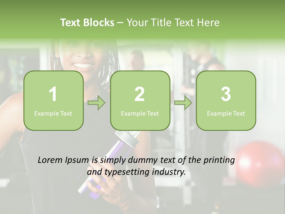 Club Black Smiles PowerPoint Template