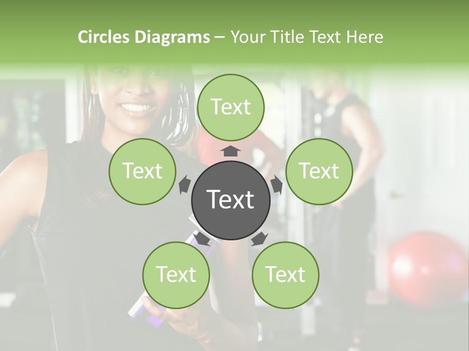 Club Black Smiles PowerPoint Template