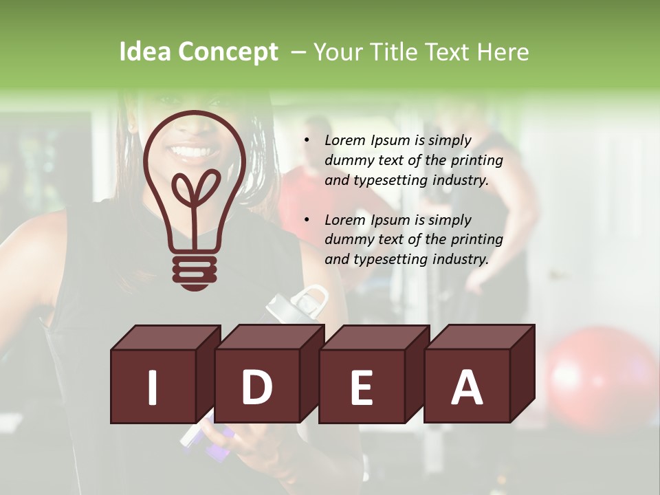 Club Black Smiles PowerPoint Template