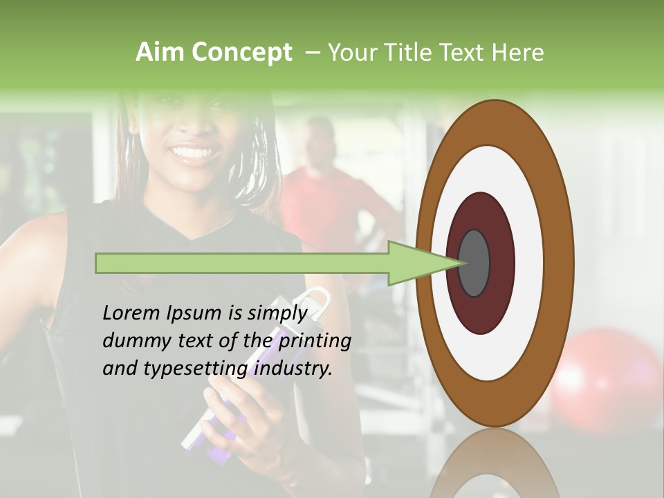 Club Black Smiles PowerPoint Template