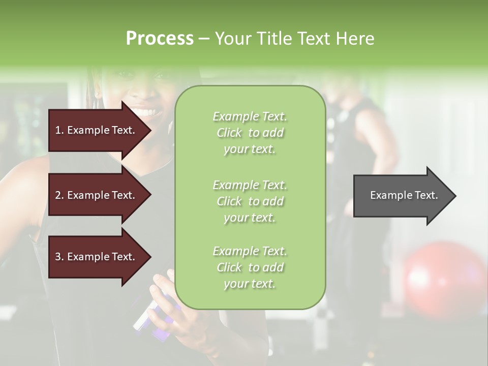 Club Black Smiles PowerPoint Template