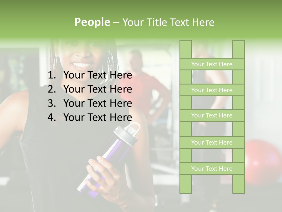 Club Black Smiles PowerPoint Template