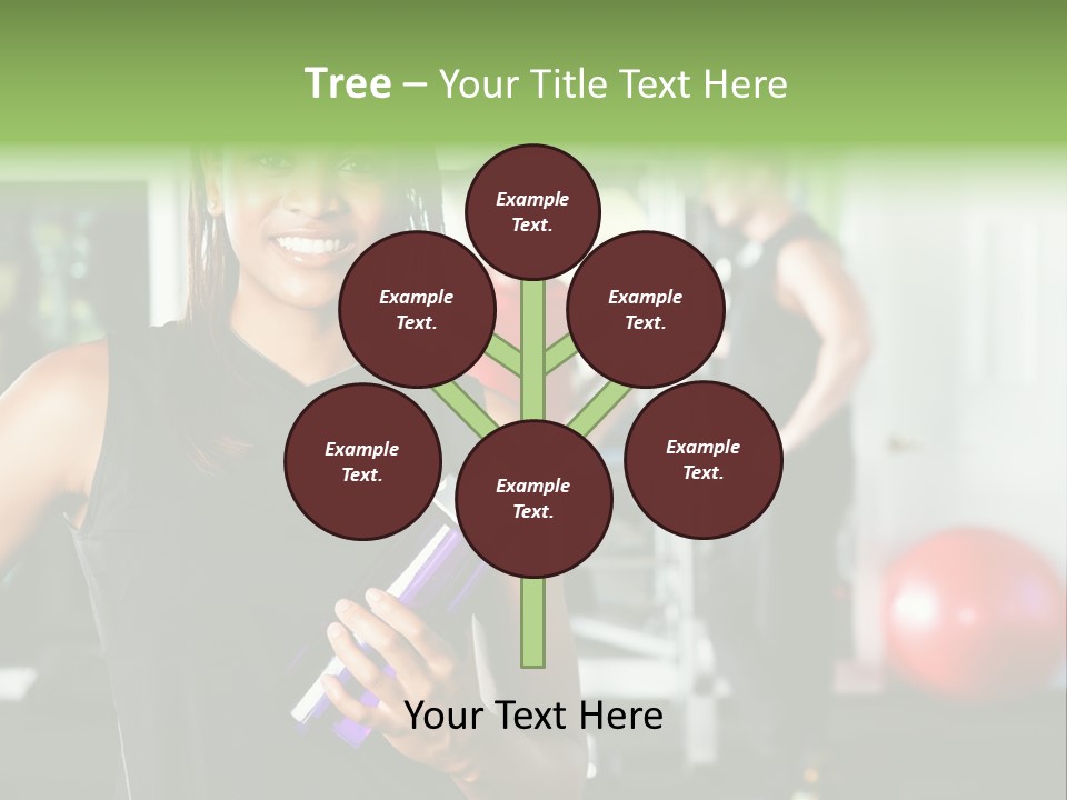 Club Black Smiles PowerPoint Template