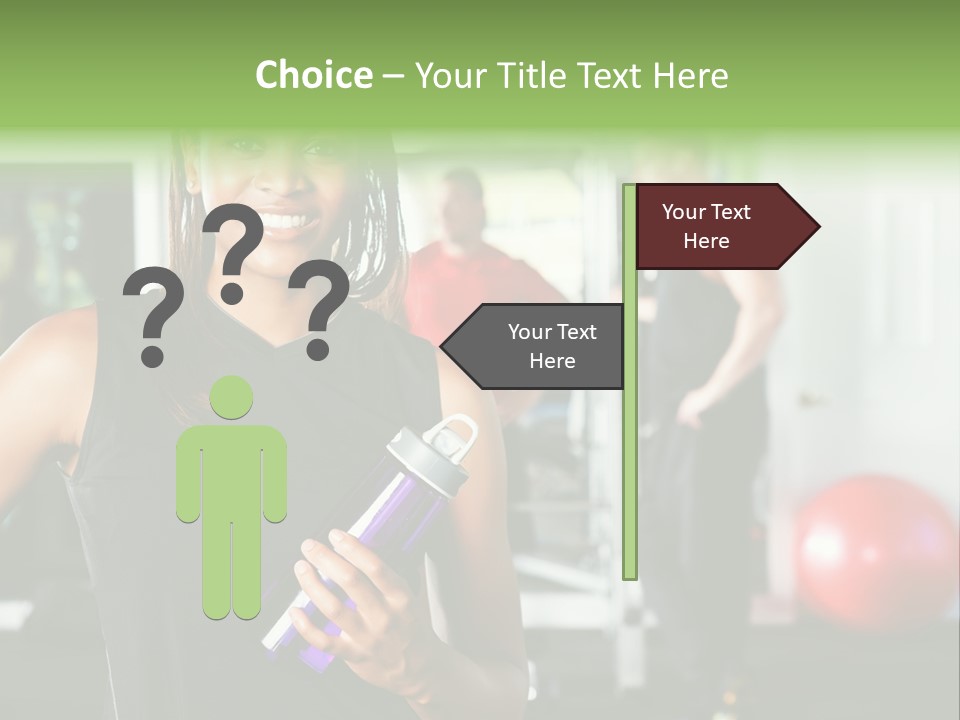 Club Black Smiles PowerPoint Template