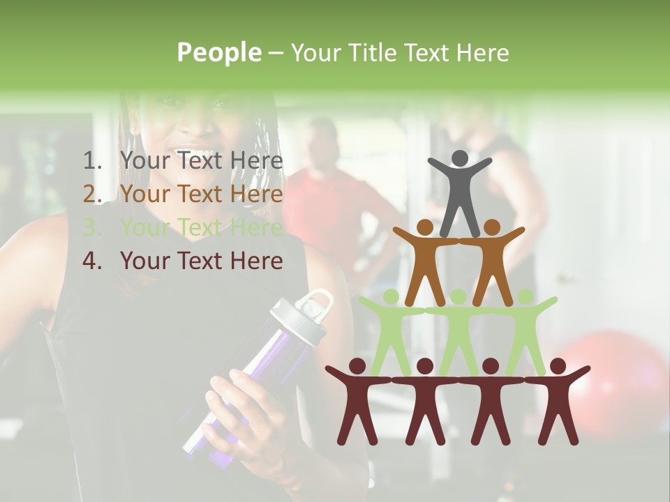 Club Black Smiles PowerPoint Template