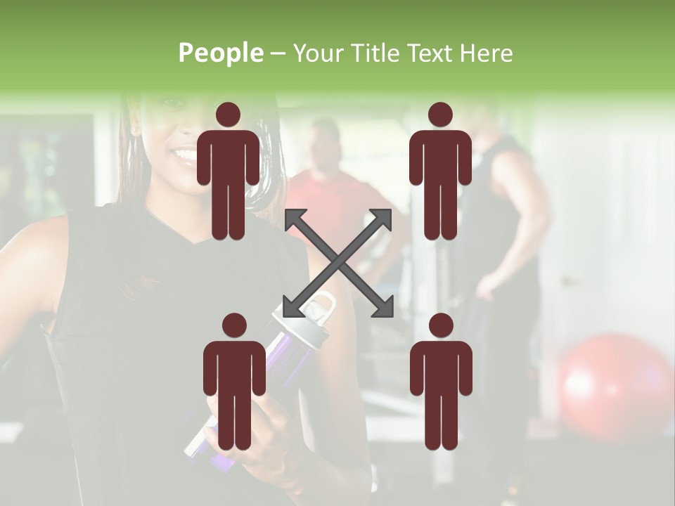 Club Black Smiles PowerPoint Template