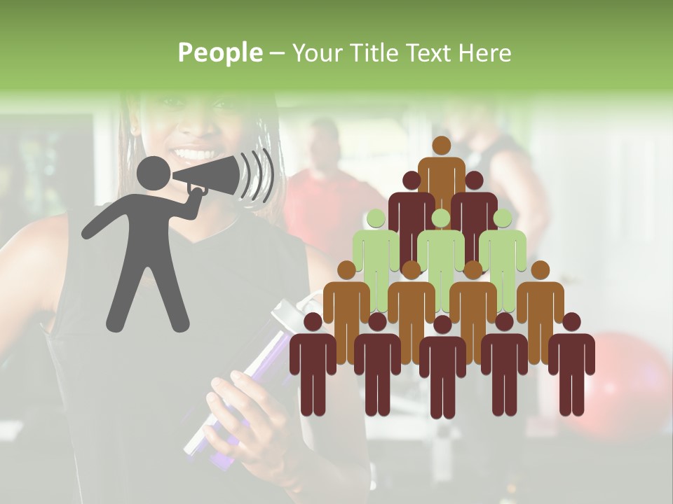 Club Black Smiles PowerPoint Template