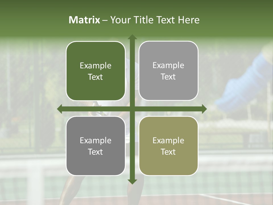 Health Lifestyle Green PowerPoint Template