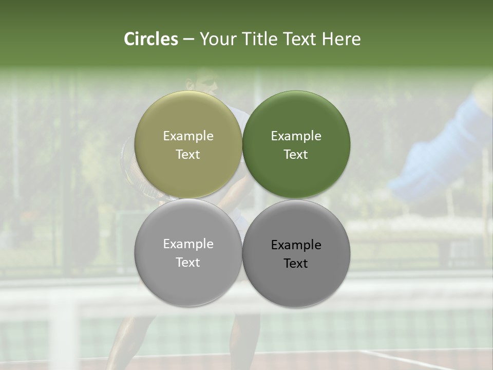 Health Lifestyle Green PowerPoint Template