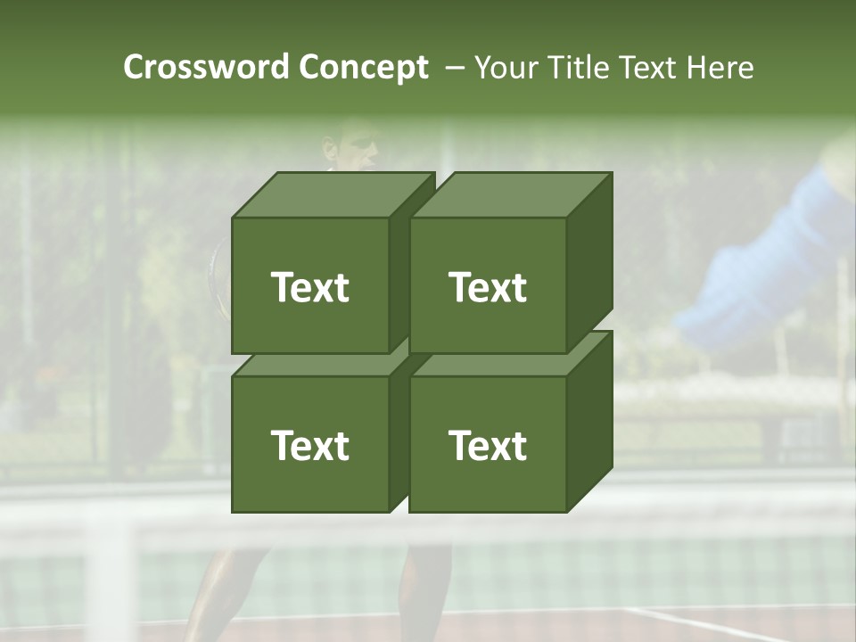 Health Lifestyle Green PowerPoint Template