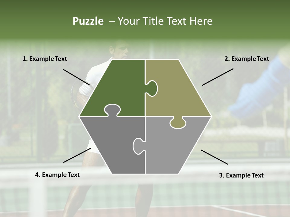 Health Lifestyle Green PowerPoint Template