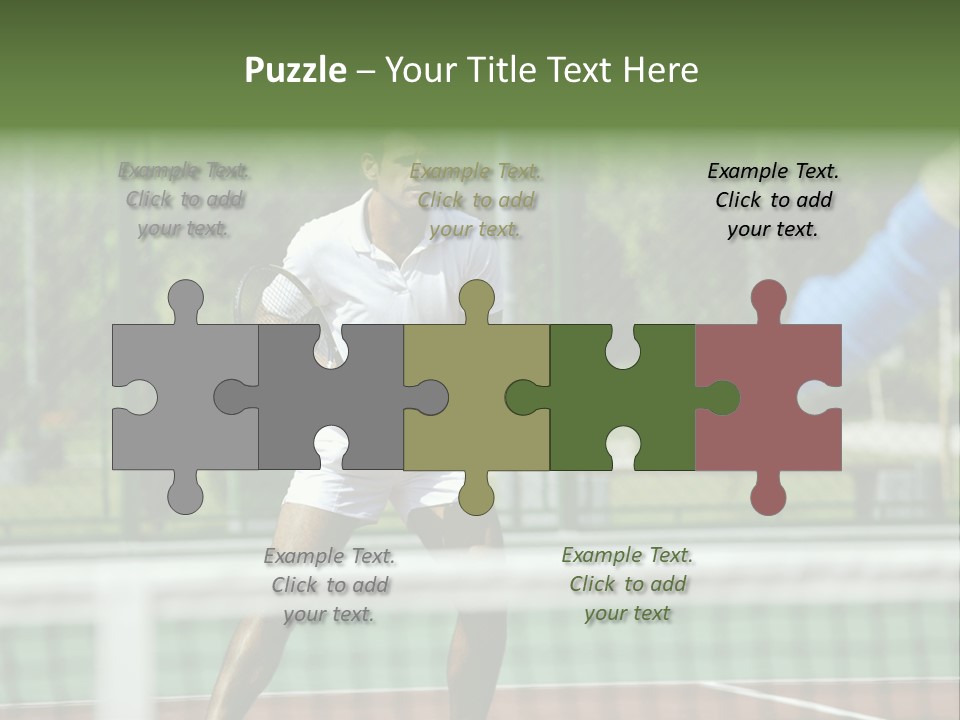 Health Lifestyle Green PowerPoint Template