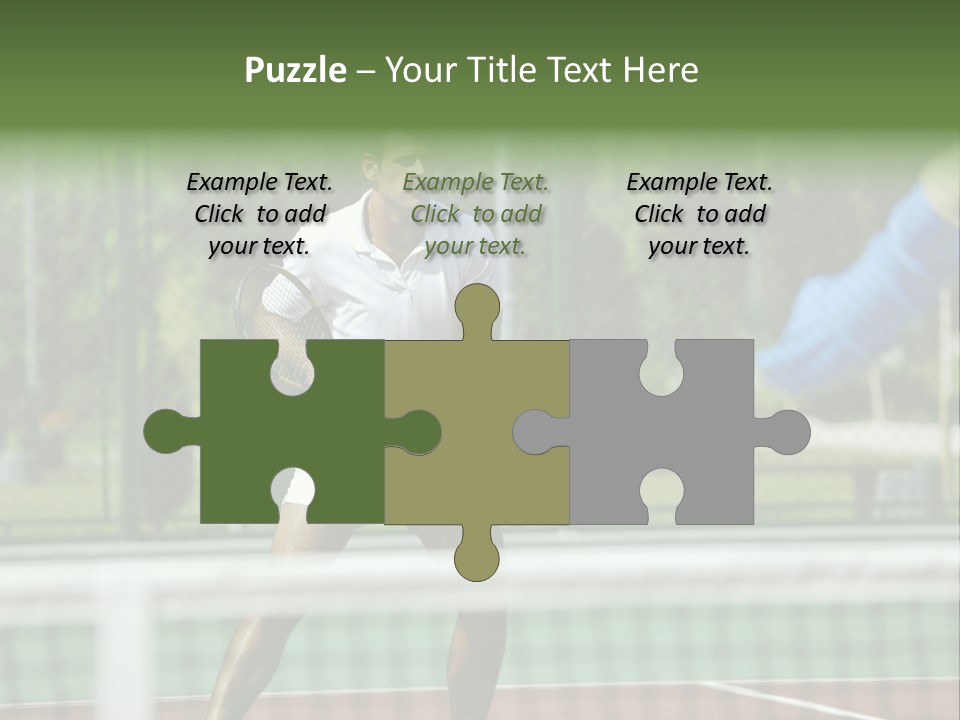 Health Lifestyle Green PowerPoint Template