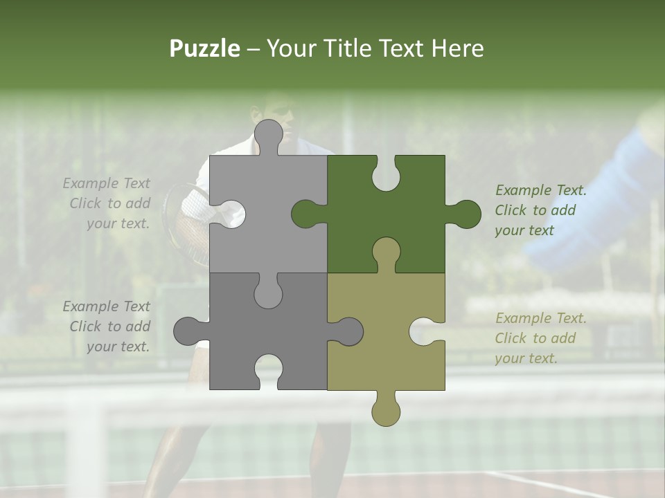 Health Lifestyle Green PowerPoint Template