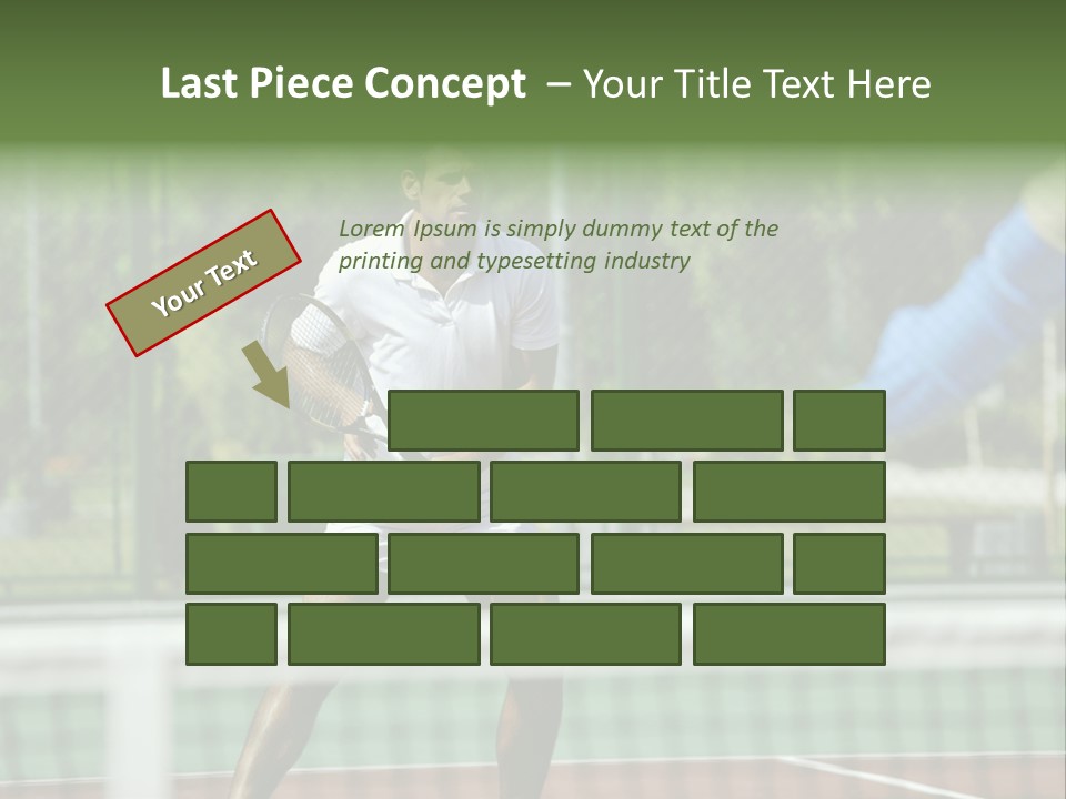 Health Lifestyle Green PowerPoint Template
