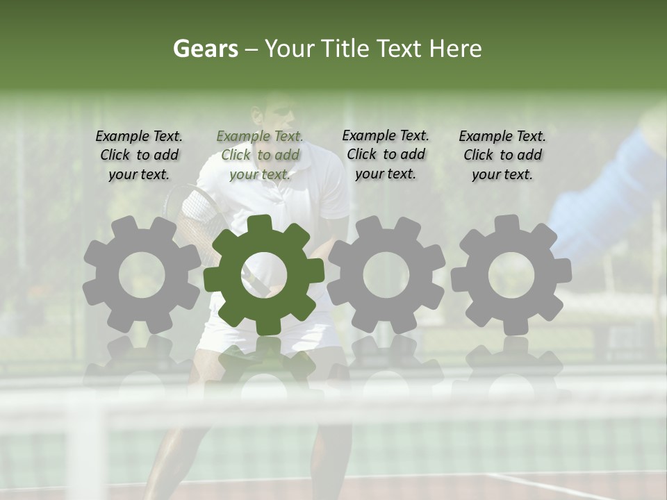 Health Lifestyle Green PowerPoint Template