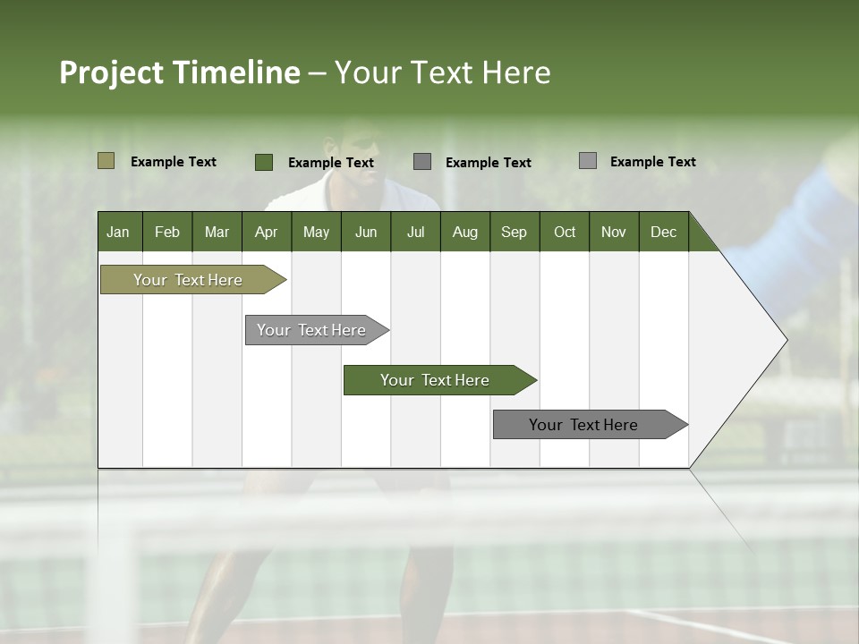 Health Lifestyle Green PowerPoint Template