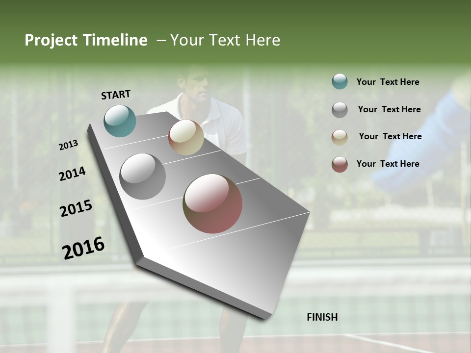 Health Lifestyle Green PowerPoint Template
