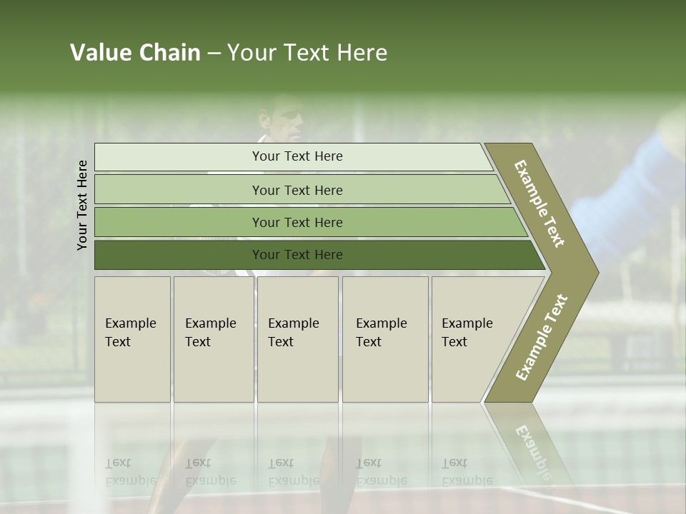 Health Lifestyle Green PowerPoint Template