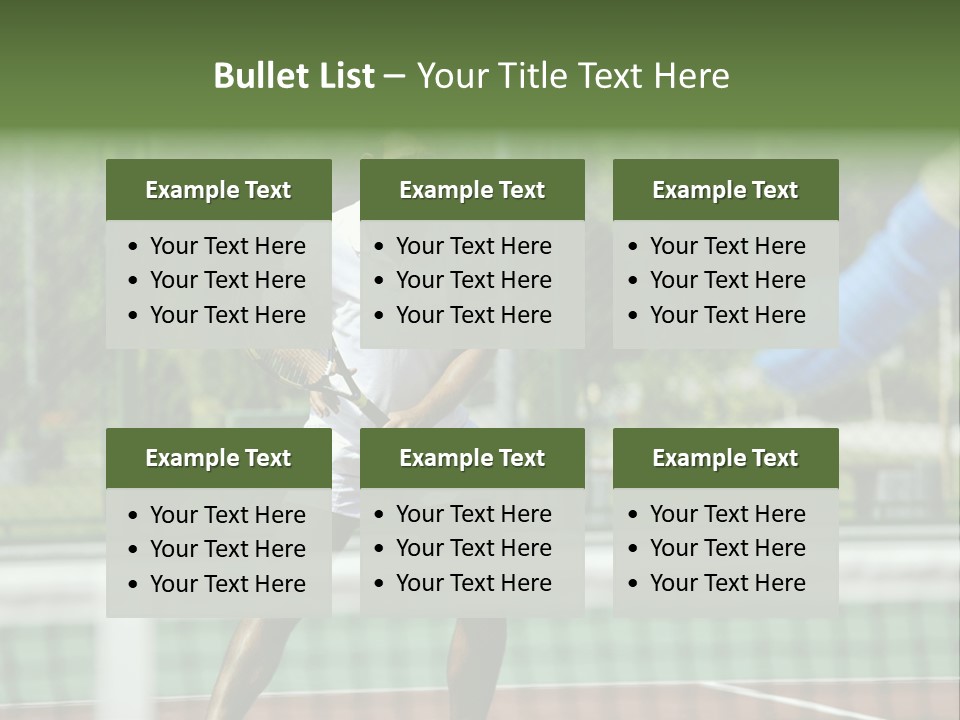 Health Lifestyle Green PowerPoint Template