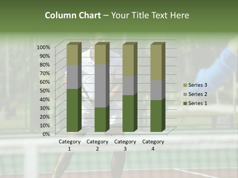 Health Lifestyle Green PowerPoint Template