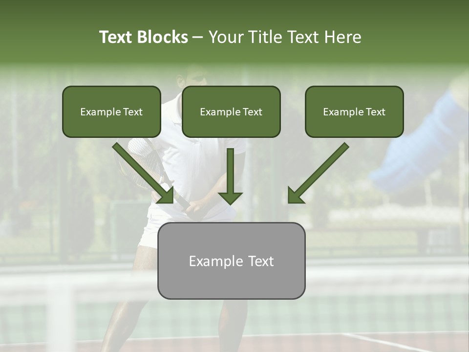 Health Lifestyle Green PowerPoint Template