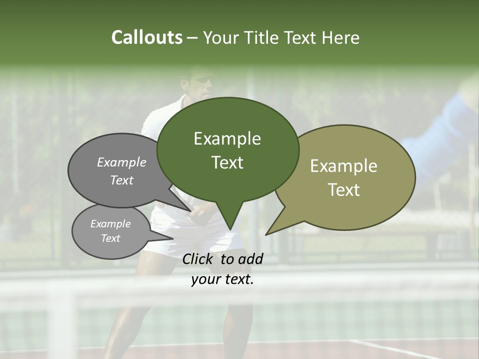 Health Lifestyle Green PowerPoint Template