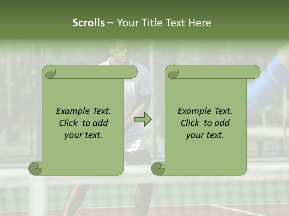 Health Lifestyle Green PowerPoint Template