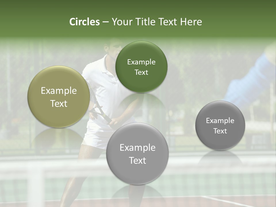 Health Lifestyle Green PowerPoint Template