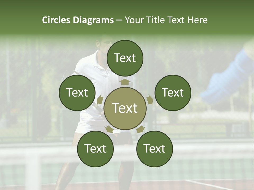 Health Lifestyle Green PowerPoint Template