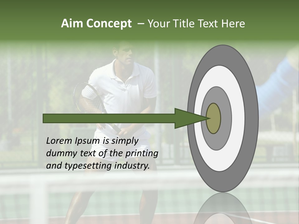 Health Lifestyle Green PowerPoint Template