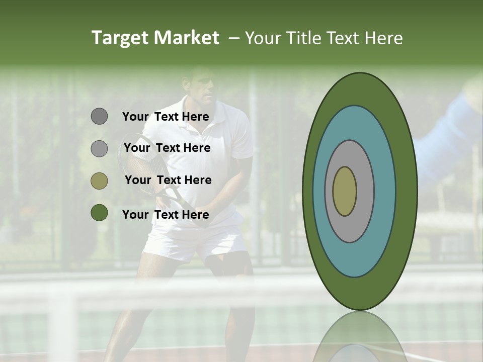 Health Lifestyle Green PowerPoint Template