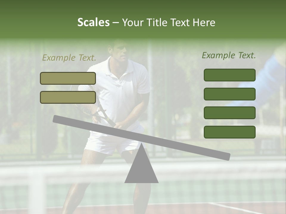 Health Lifestyle Green PowerPoint Template